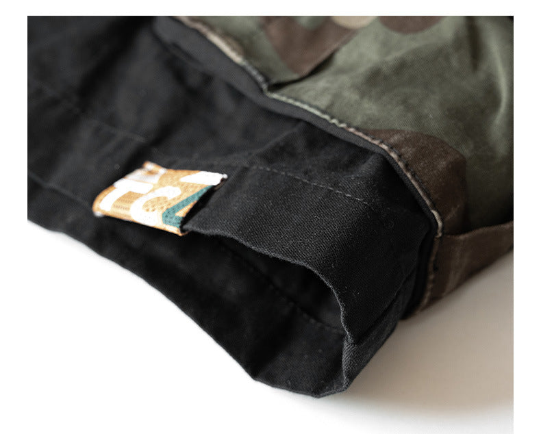 Multi Pocket Camo Cargo Shorts For Men