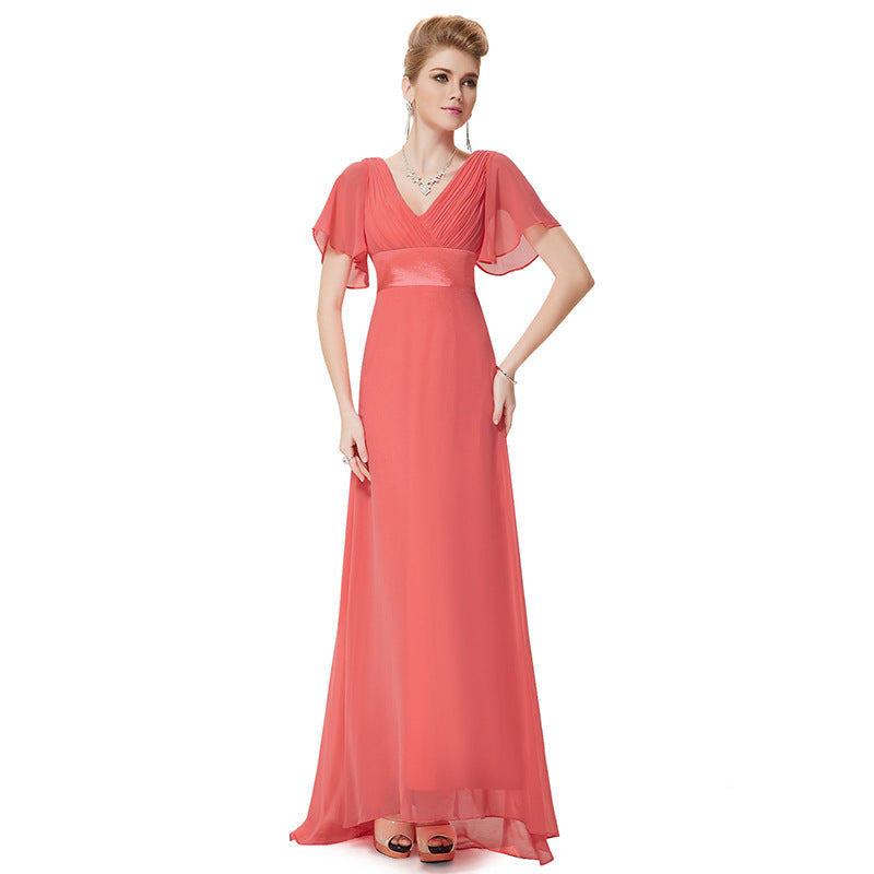 Long Sweet Slim Wedding Performance Chorus Evening Dress