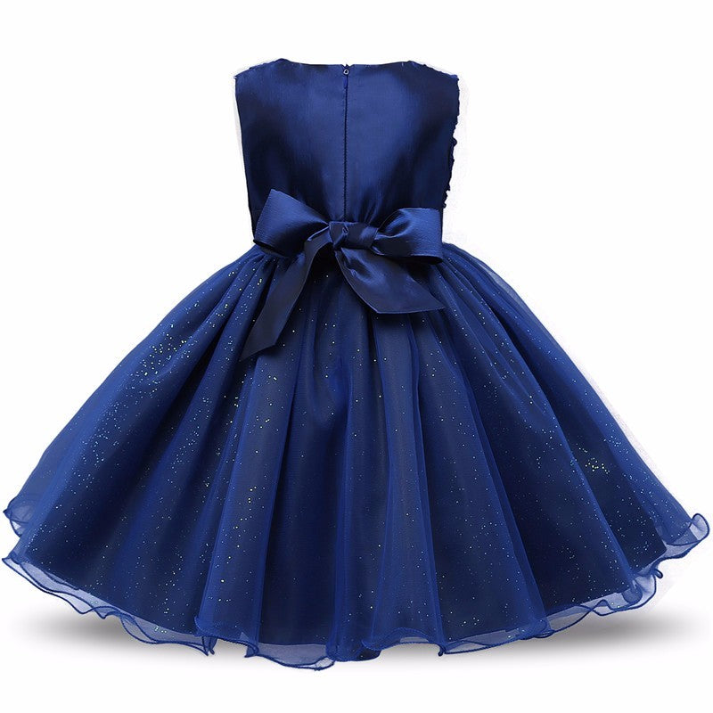 Princess Flower Girl Dress Summer Tutu Wedding Birthday Party Dresses