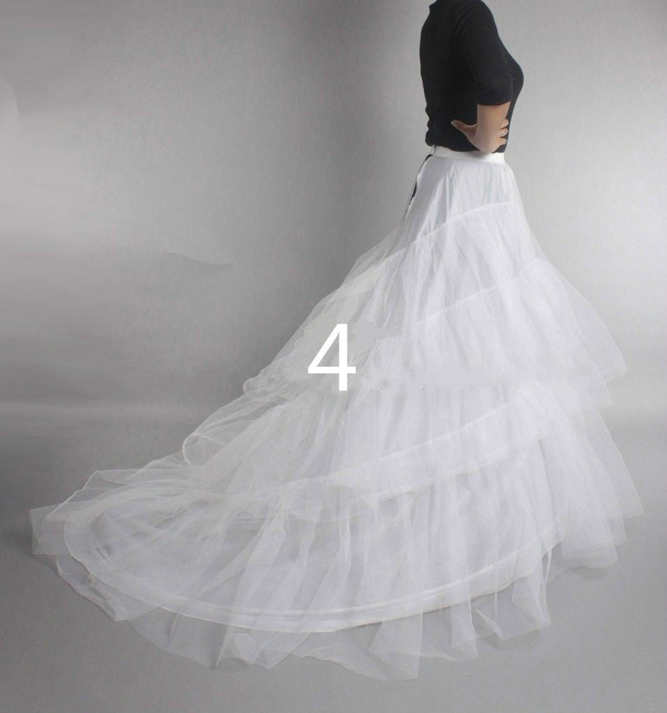 Mengsutang Regular Size New Arrival Wedding Petticoat Crinoline Slip Prom Underskirt Fancy Bridal Dress Hoop Slips