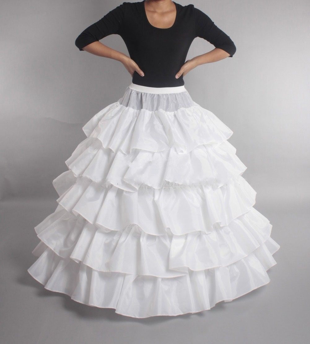 Mengsutang Regular Size New Arrival Wedding Petticoat Crinoline Slip Prom Underskirt Fancy Bridal Dress Hoop Slips