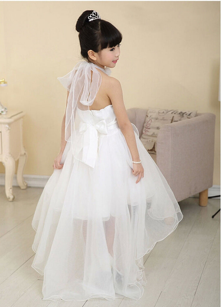 New children's skirt children's dress princess dress foreign trade girl tail wedding dress