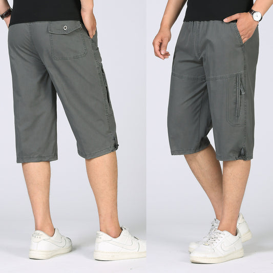 Men's Breathable Loose Fit Casual Cargo Shorts