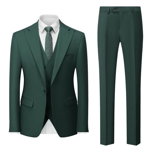 Men's Business Casual Suit Men's Foreign Trade Cross-border Suit Wedding Groom Dress