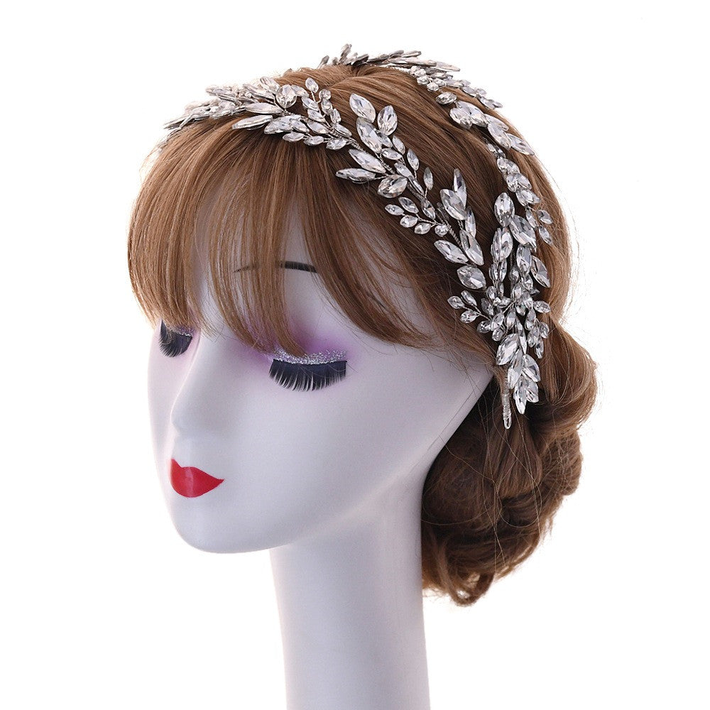 Creative Shaped Rhinestone Bridal Headdress Hairband Wedding Dress Hairstyle Jewelry