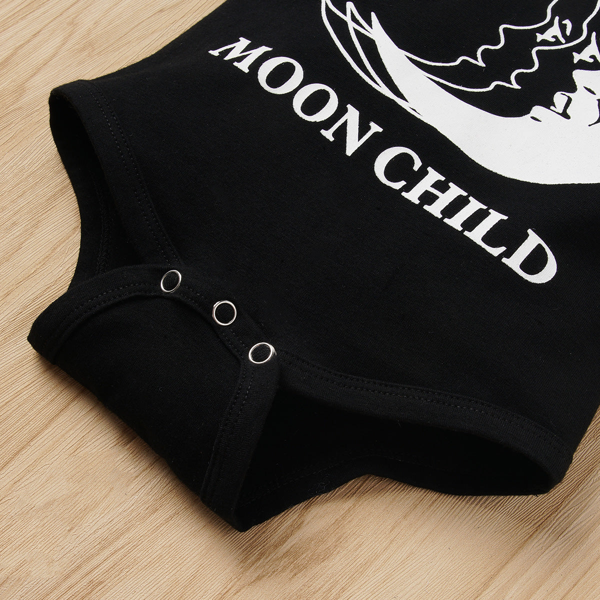 MOON CHILD Graphic Round Neck Bodysuit