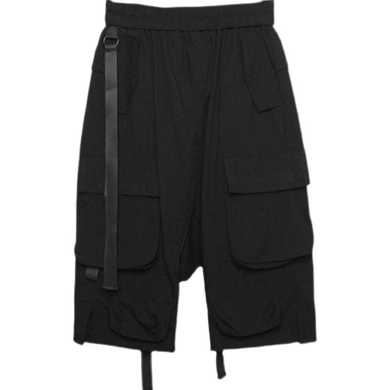 Summer Functional Street Harem Cargo Shorts