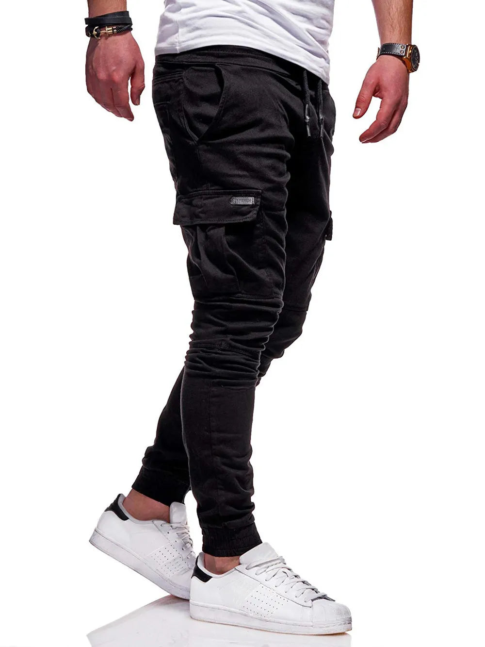 Men Pants Thin Fashion Casual Jogger Pants