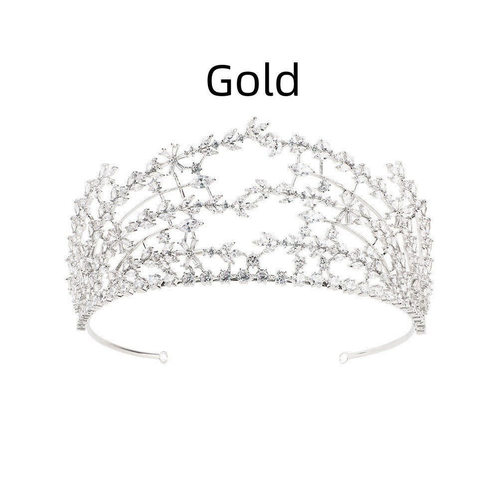 Jane Eyre Jewelry Zircon Crown Bridal Wedding Dress