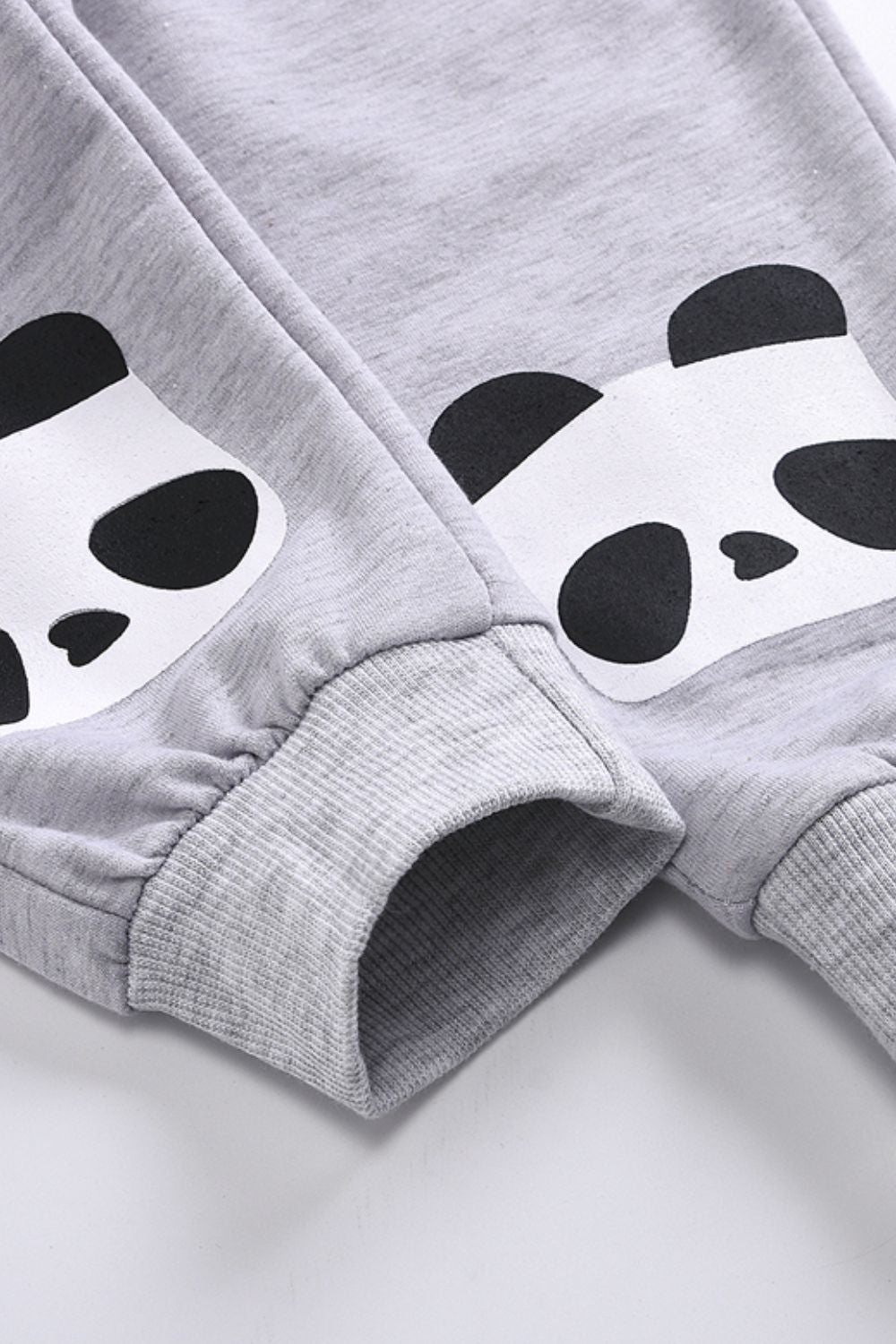 Kids Panda Graphic Joggers with Pockets