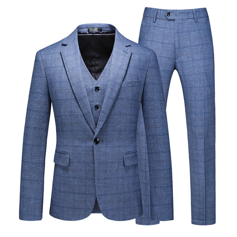 Three-piece Suit For The Groom's Wedding Dress