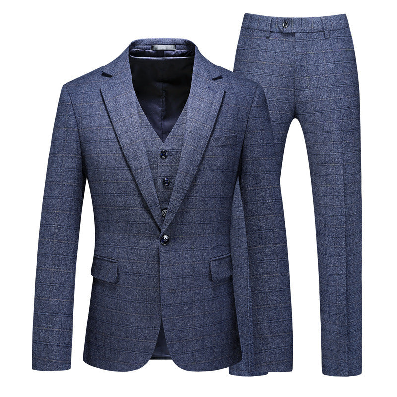 Three-piece Suit For The Groom's Wedding Dress