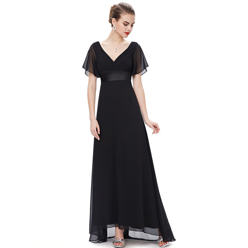 Long Sweet Slim Wedding Performance Chorus Evening Dress