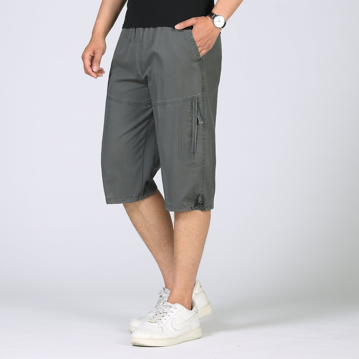 Men's Breathable Loose Fit Casual Cargo Shorts