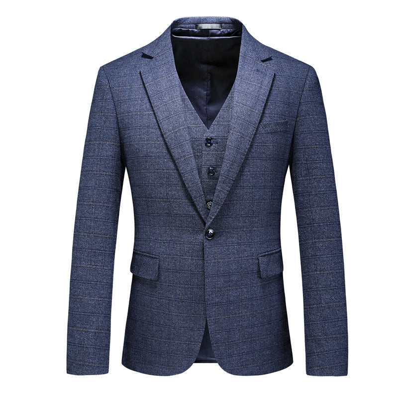 Three-piece Suit For The Groom's Wedding Dress