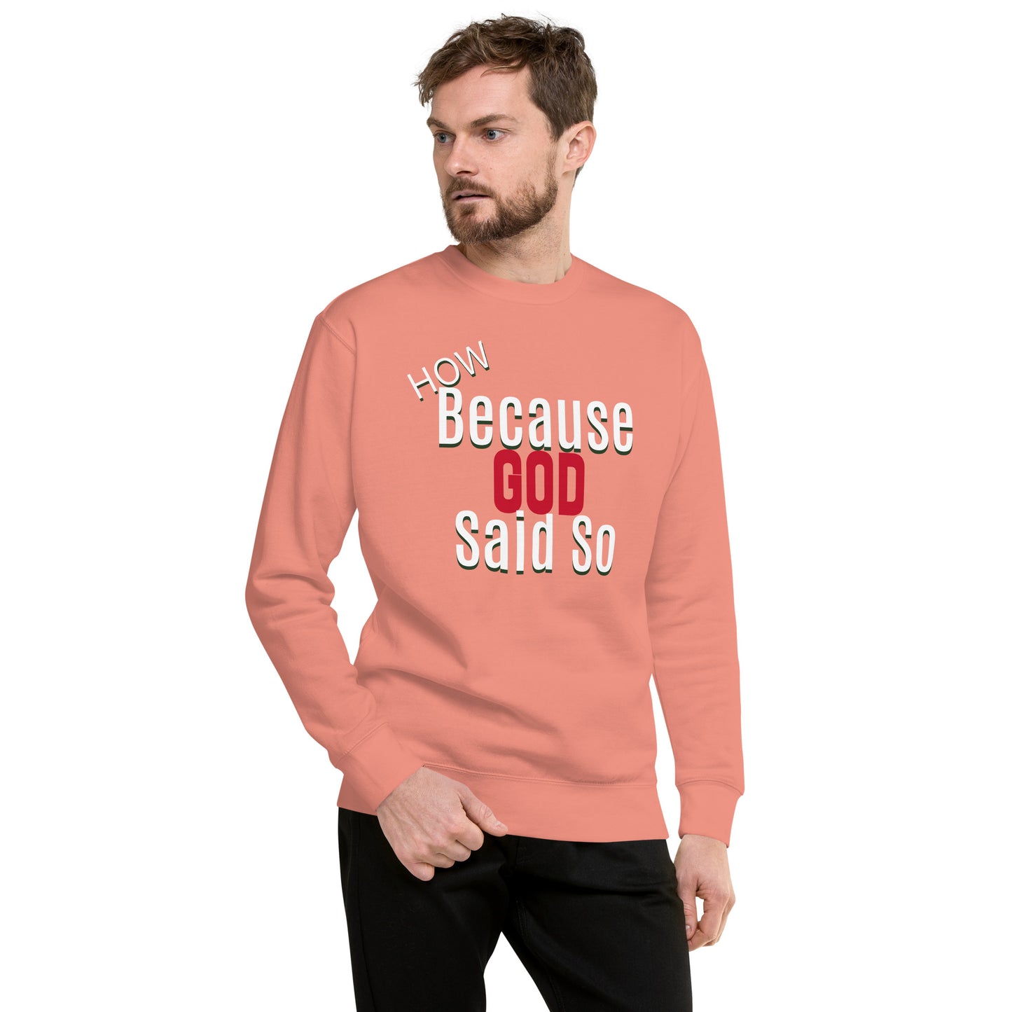 Because God Said So Unisex Premium Sweatshirt