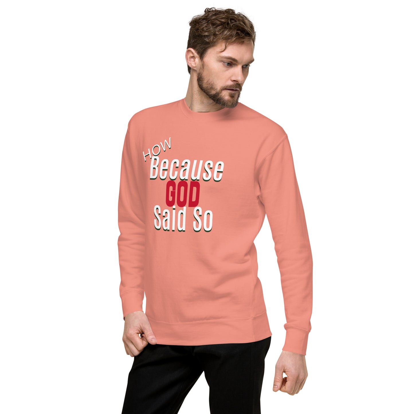 Because God Said So Unisex Premium Sweatshirt