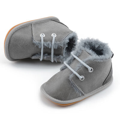 Round Toe Thermal Kid Sneakers