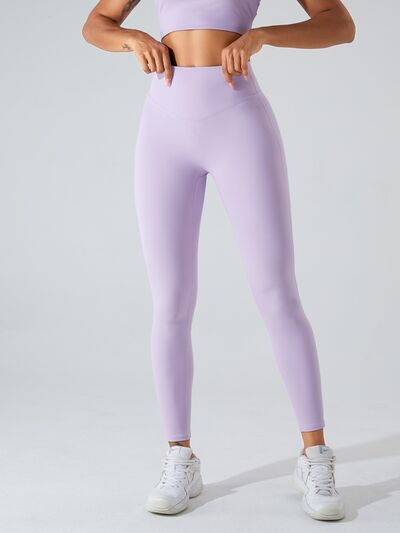 High Waist Wide Waistband Active Leggings