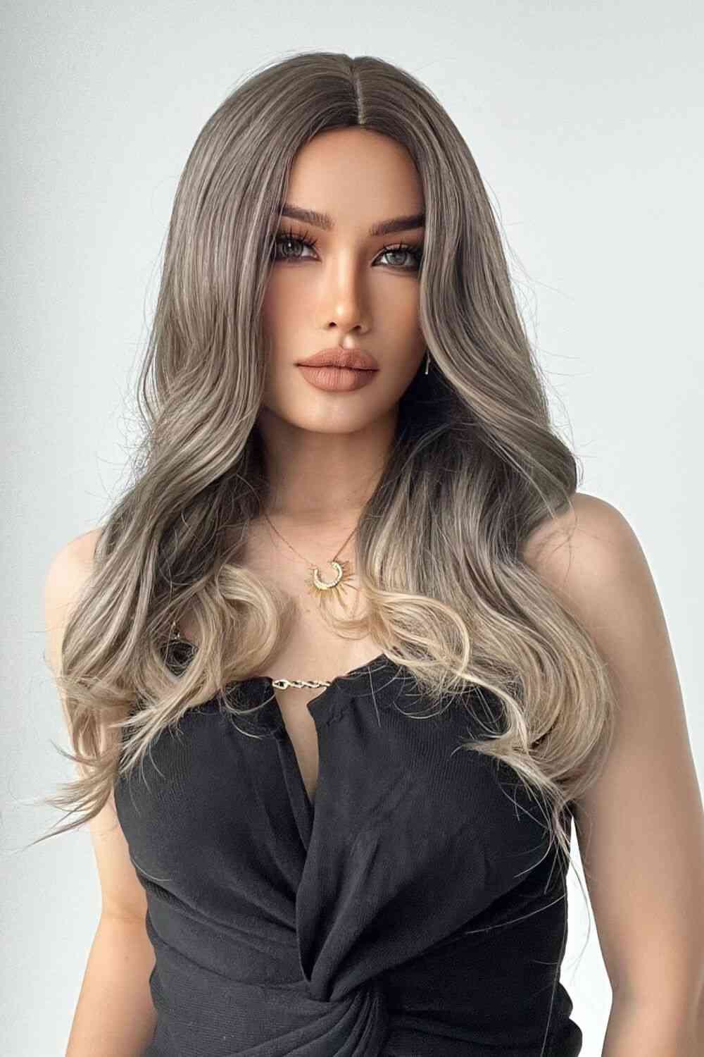 13*1" Full-Machine Wigs Synthetic Long Straight 24"