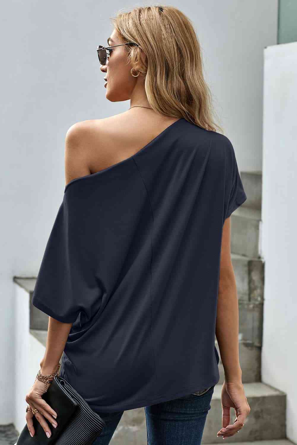 One Shoulder Tee Shirt