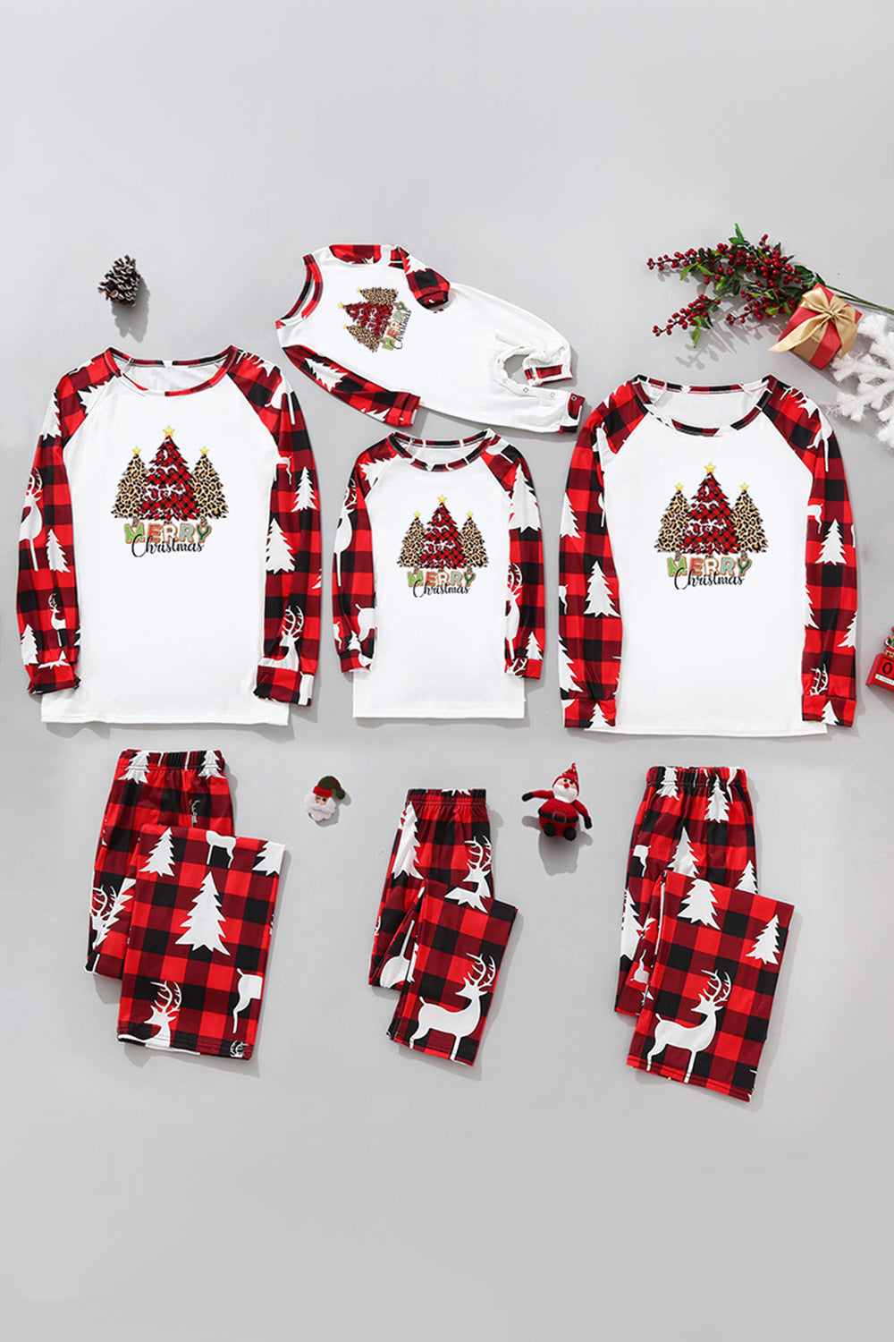 MERRY CHRISTMAS Graphic Top and Pants Set