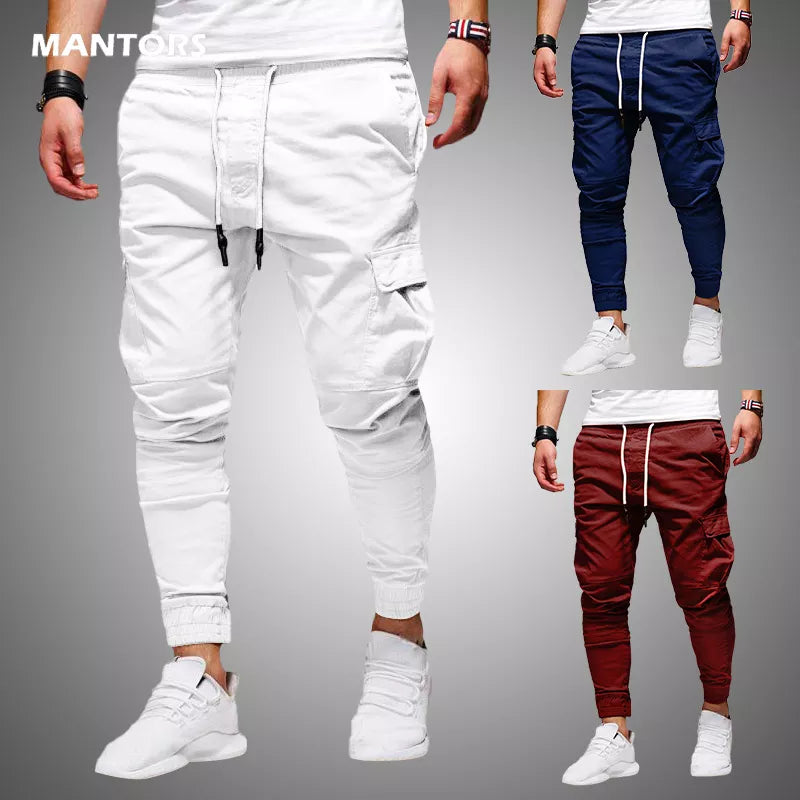 Men Pants Thin Fashion Casual Jogger Pants