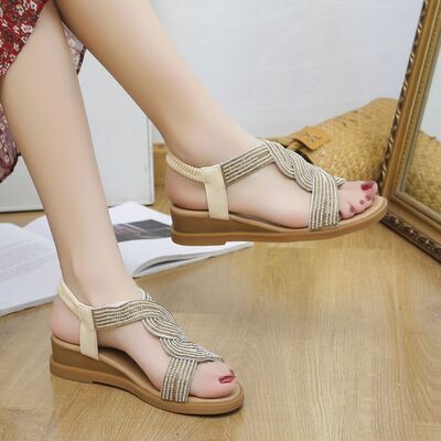 PU Leather Open Toe Sandals