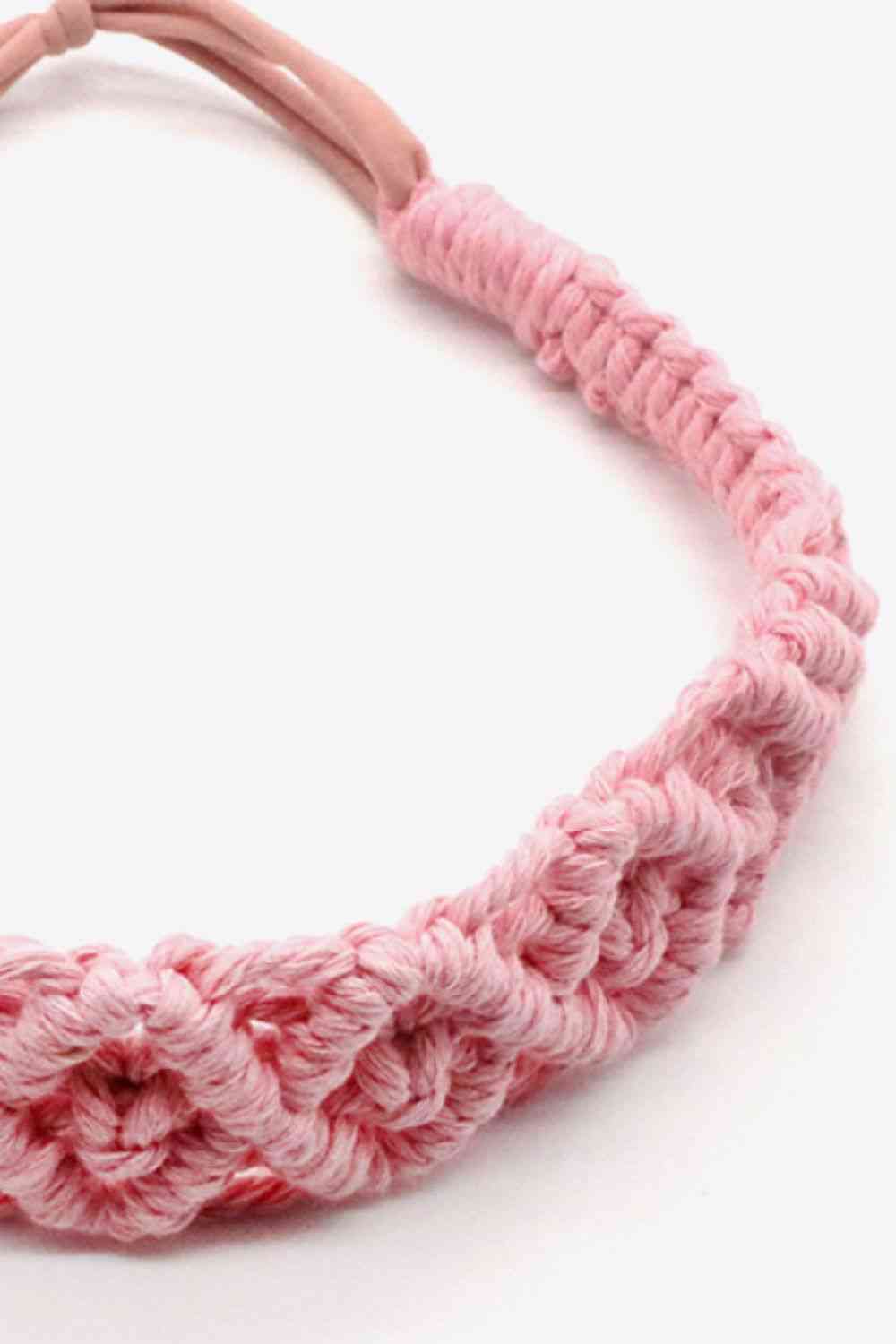 Assorted 2-Pack Macrame Flexible Headband