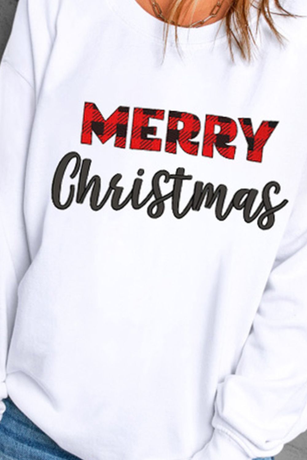 MERRY CHRISTMAS Graphic Sweatshirt