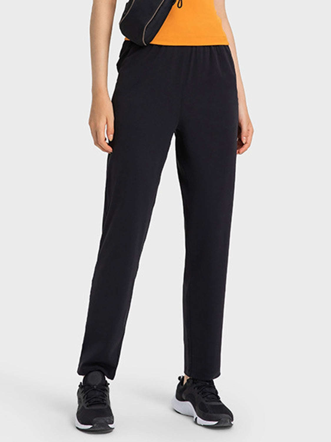 Drawstring Sport Pants with Pockets