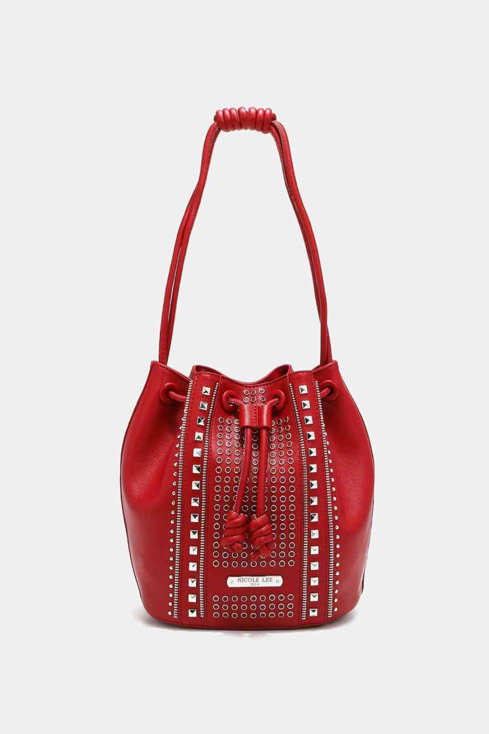 Nicole Lee USA Amy Studded Bucket Bag